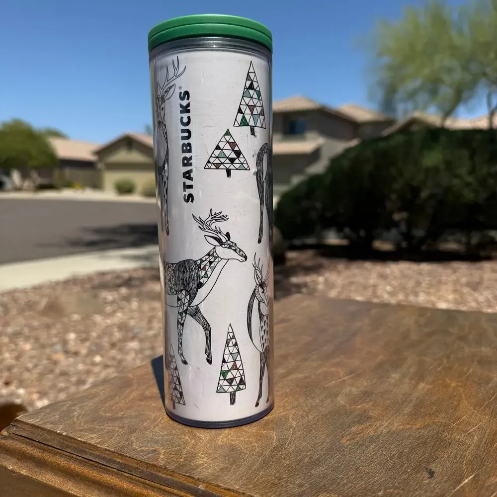 Starbucks Winter 2017 Holiday‎ Mosaic Polar Bear 16OZ Tumbler